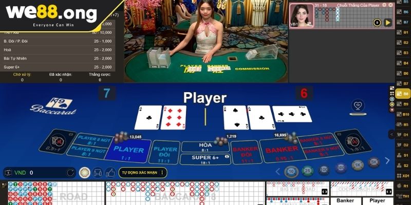 Luật chơi Baccarat WE88 đơn giản đến bất ngờ